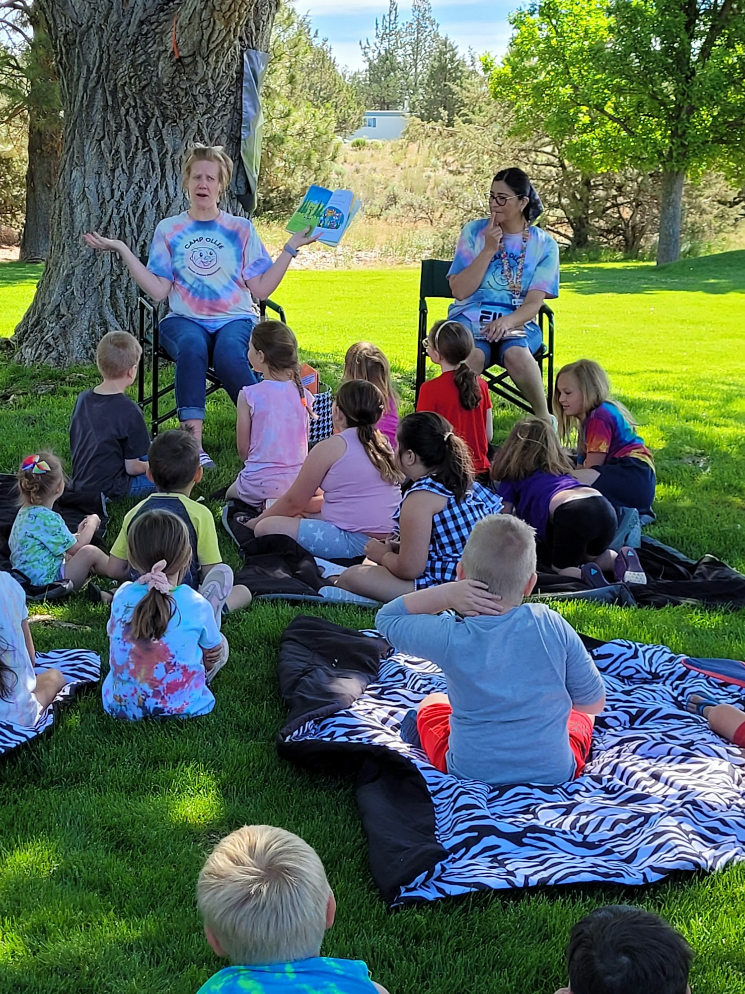 Story time at Bean Park